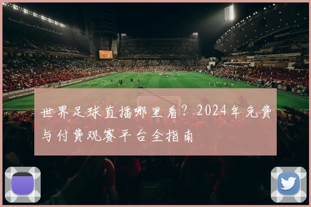 世界足球直播哪里看？2024年免费与付费观赛平台全指南